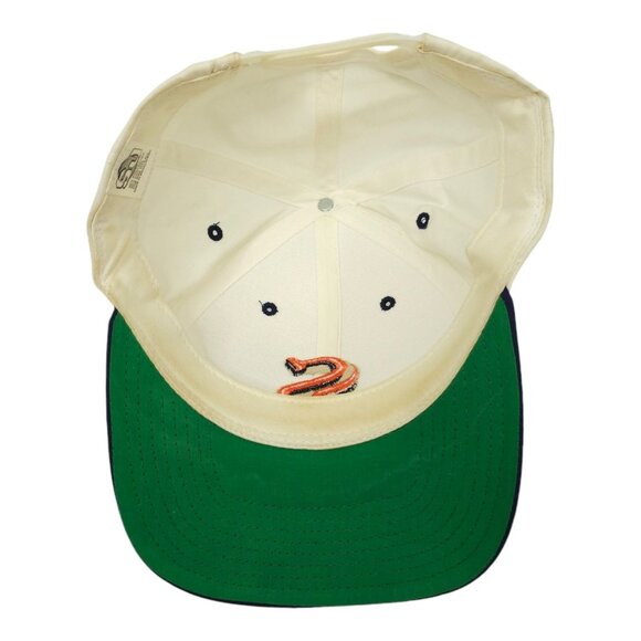 Syracuse Orange University Snapback Cap Vintage 90s Embroidered Logo Hat - Picture 5 of 13